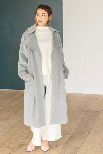 モッサウエストリボンガウンコート「Re:EDIT by GALSTAR」5,998円(税込)/画像提供:Re:EDIT by GALSTAR