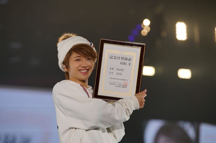 Nissy(西島隆弘)全国ツアー『Nissy Entertainment 2nd LIVE』より(提供写真)
