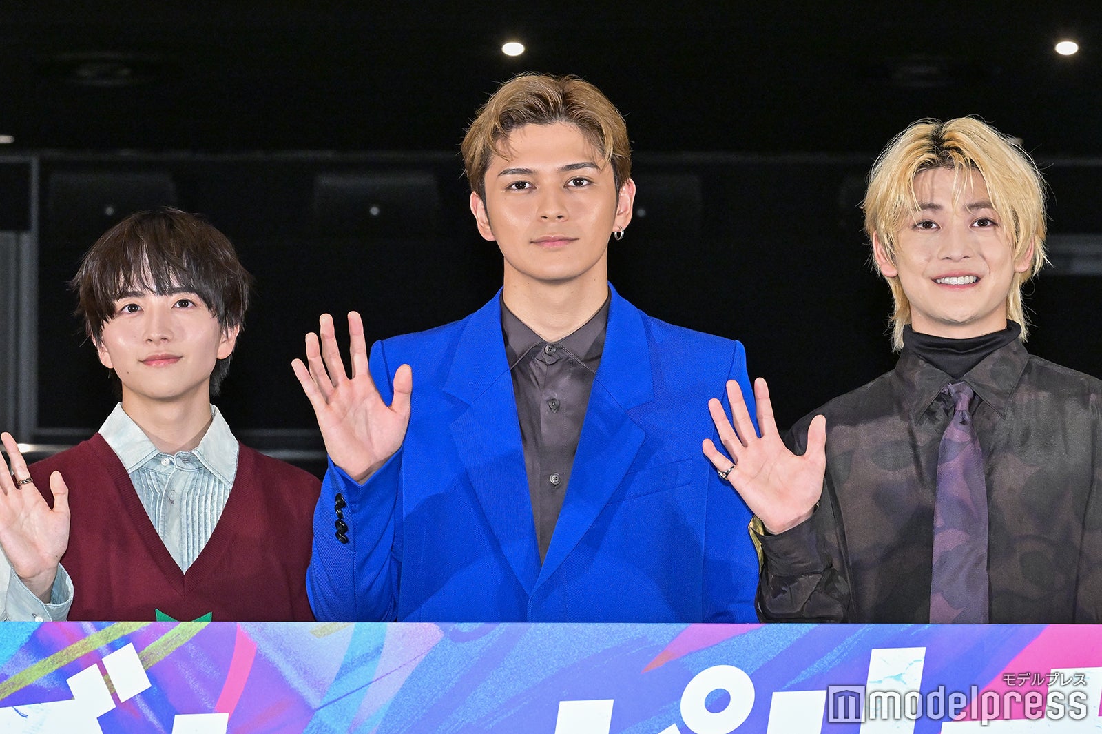 板垣李光人、眞栄田郷敦、高橋文哉（C）モデルプレス