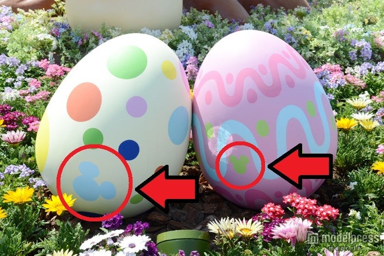 隠れミッキーのあるタマゴがいくつかあります
