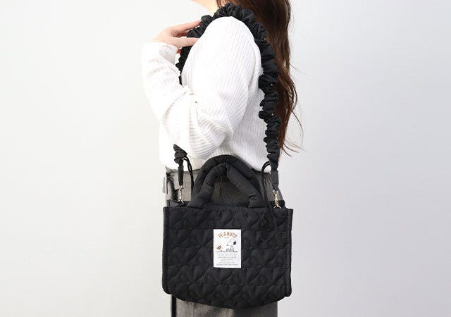 宝島社スヌーピーキルティングバッグ肩掛け