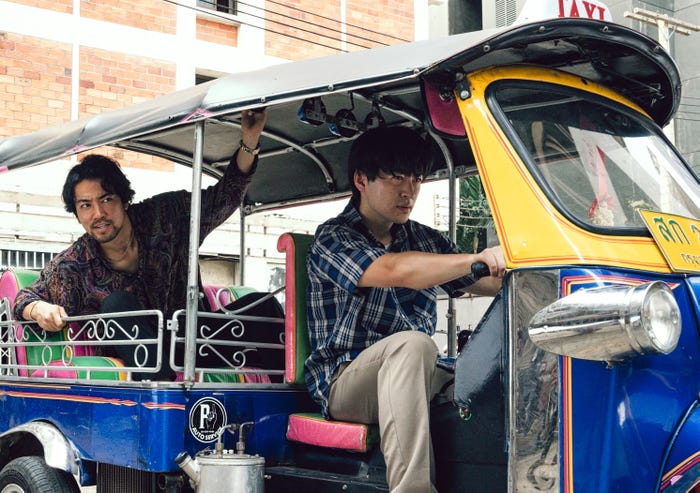 桐谷健太、佐野玲於「インフォーマ -闇を生きる獣たち-」(C)AbemaTV,Inc.