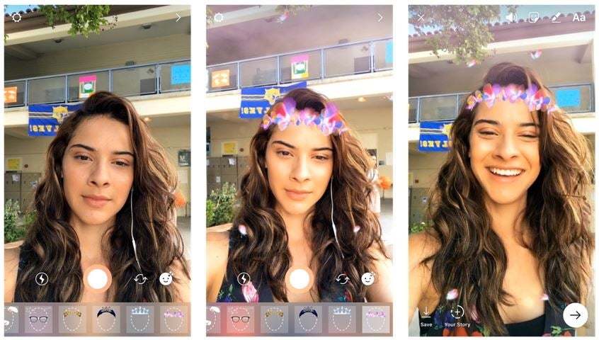 フェイスフィルター（提供画像）