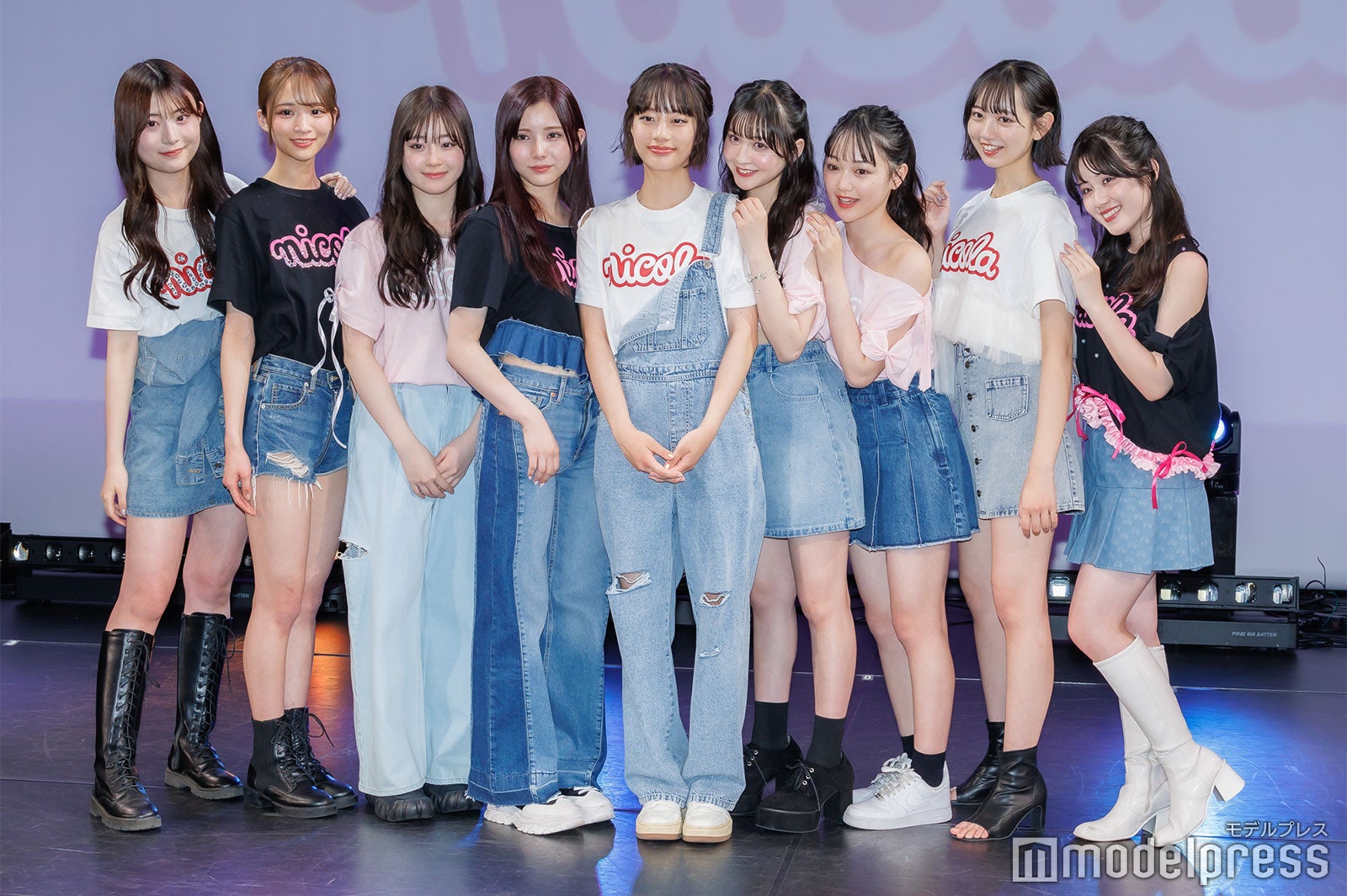 近藤藍月、中山あやか、足川結珠、高橋快空、池端杏慈、佐藤菜月海、藤野有紗、近藤結良、河村果歩（C）モデルプレス