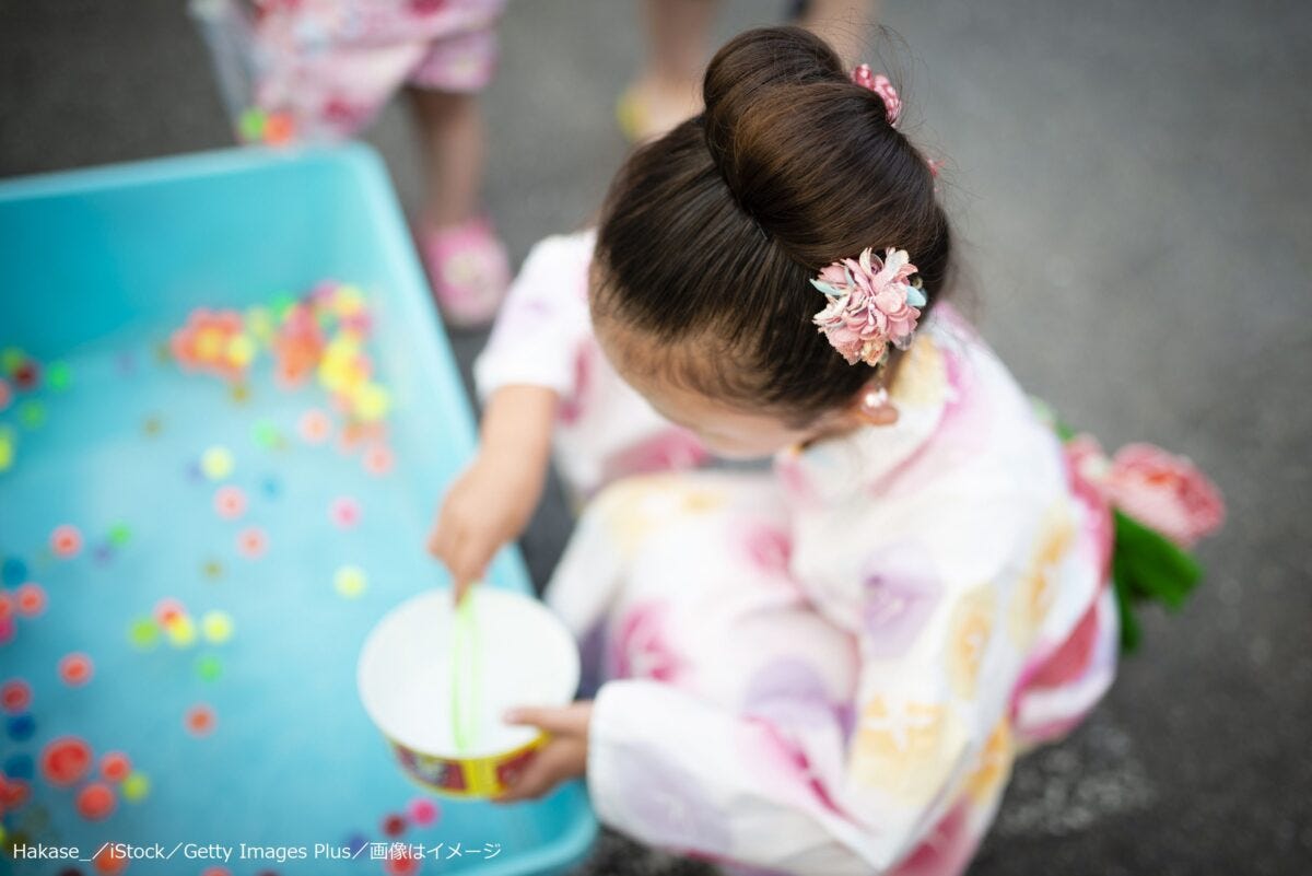 夏祭りの屋台