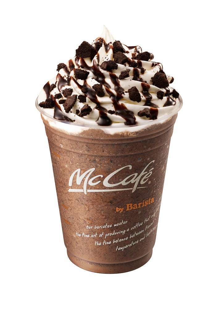 オレオ チョコフラッペ/画像提供:日本マクドナルド