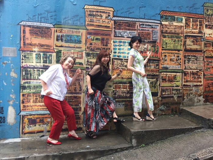 (左から)西川ヘレン、ハイヒールモモコ、中島めぐみアナ(写真提供:カンテレ)