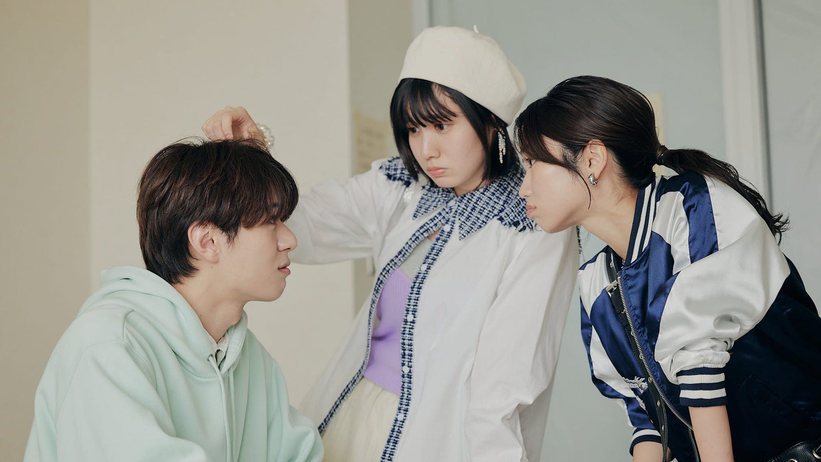 濱屋拓斗、荒川ちか、田野優花「The Boy Next World ～並行世界の恋人～」第9話（C）2026「The Boy Next World ～並行世界の恋人～」製作委員会