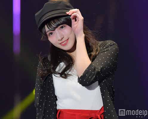 欅坂46渡辺梨加、キュートなポーズにキュン ミニスカートで美脚輝く<TGC2018S/S>