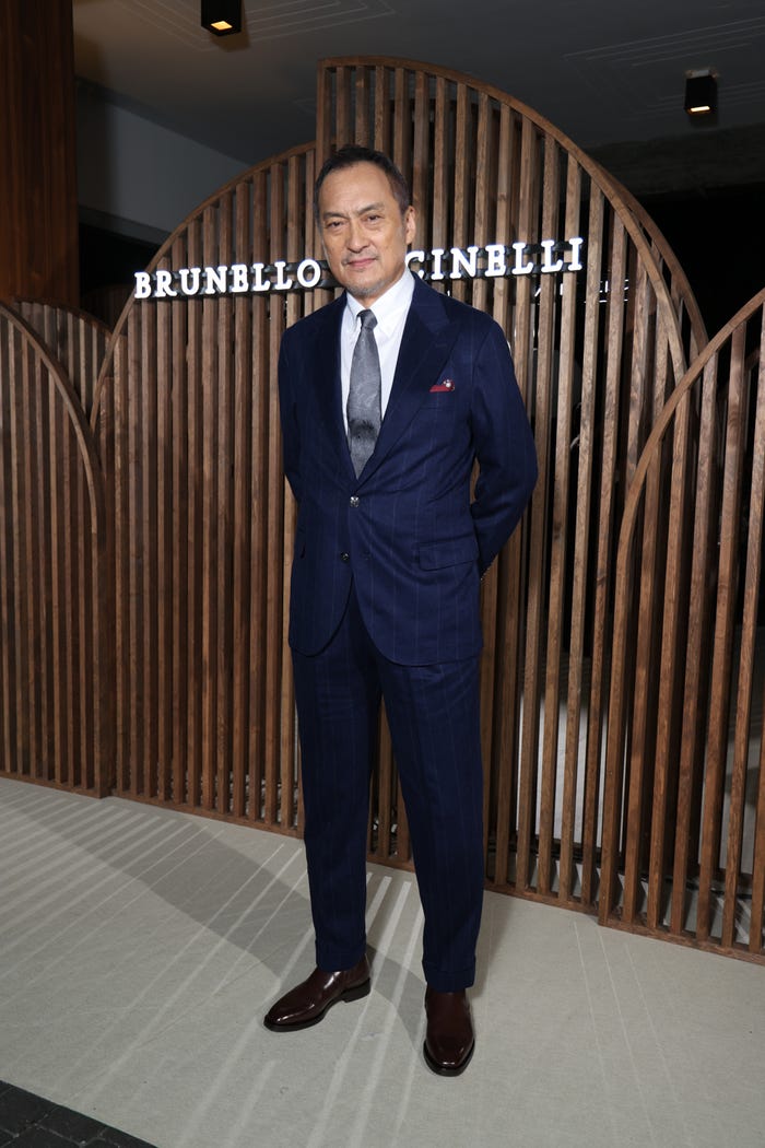 渡辺謙(C)Brunello Cucinelli