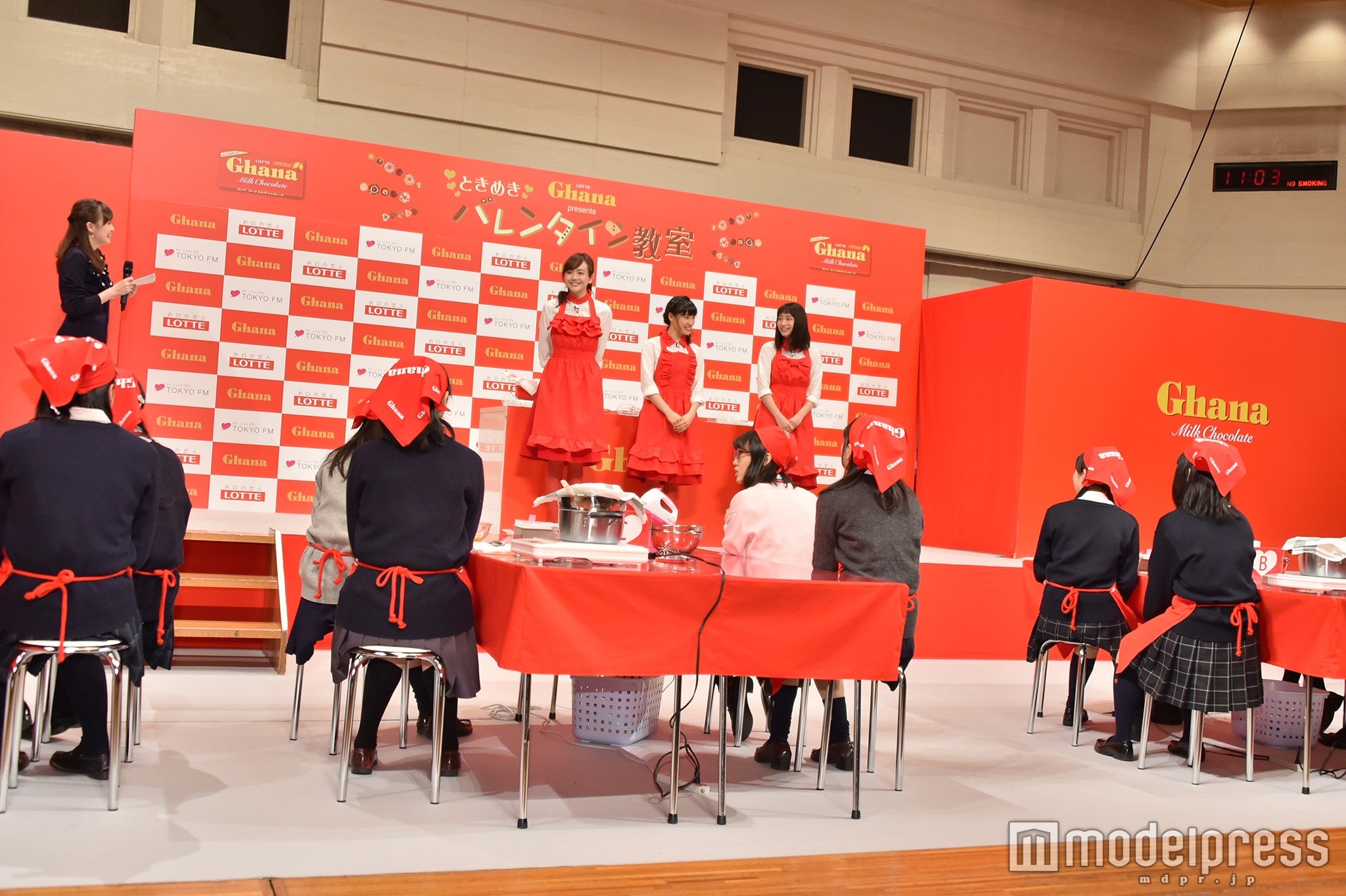 イベントの様子／松井愛莉、土屋太鳳、広瀬すず（C）モデルプレス