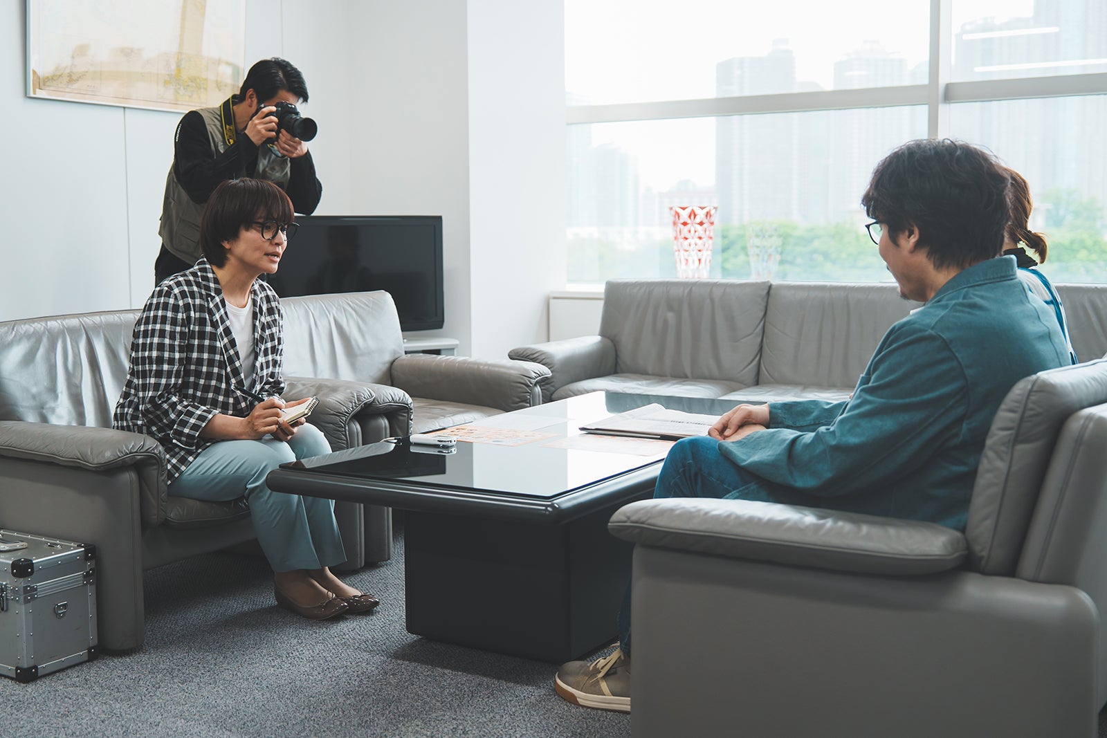 小澤征悦「こんばんは、朝山家です。」第1話（C）ABCテレビ