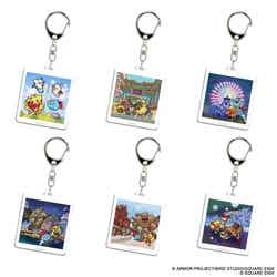 DQ×FF Winter Holiday 2026 アクリルキーホルダー(全6種) 価格:各990 円(提供画像)
