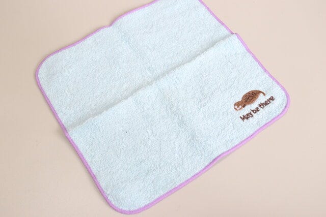 パイルタオルハンカチ刺繍付　デザイン