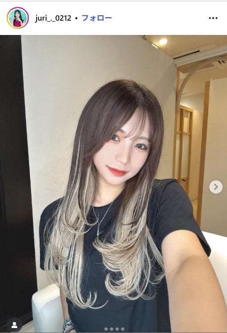 榊原樹里/Instagramより