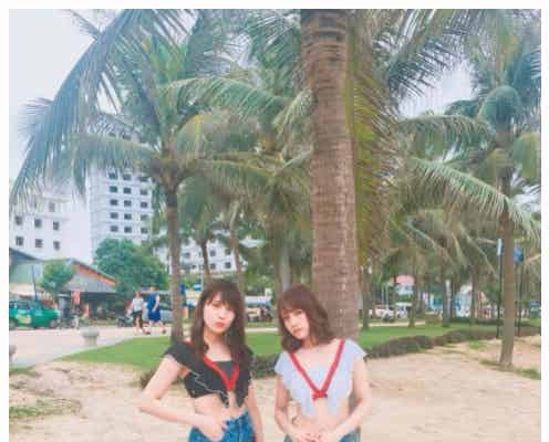 AKB48入山杏奈&加藤玲奈、お揃いビキニで美ボディ放出「スタイル良すぎ!」「SEXY&キュート」