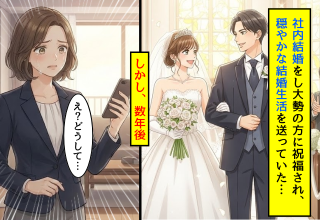 周りからも祝福された職場内結婚。しかし⇒妻「…あれ？」たった1枚の【飲み会写真】がすべてを壊したワケ