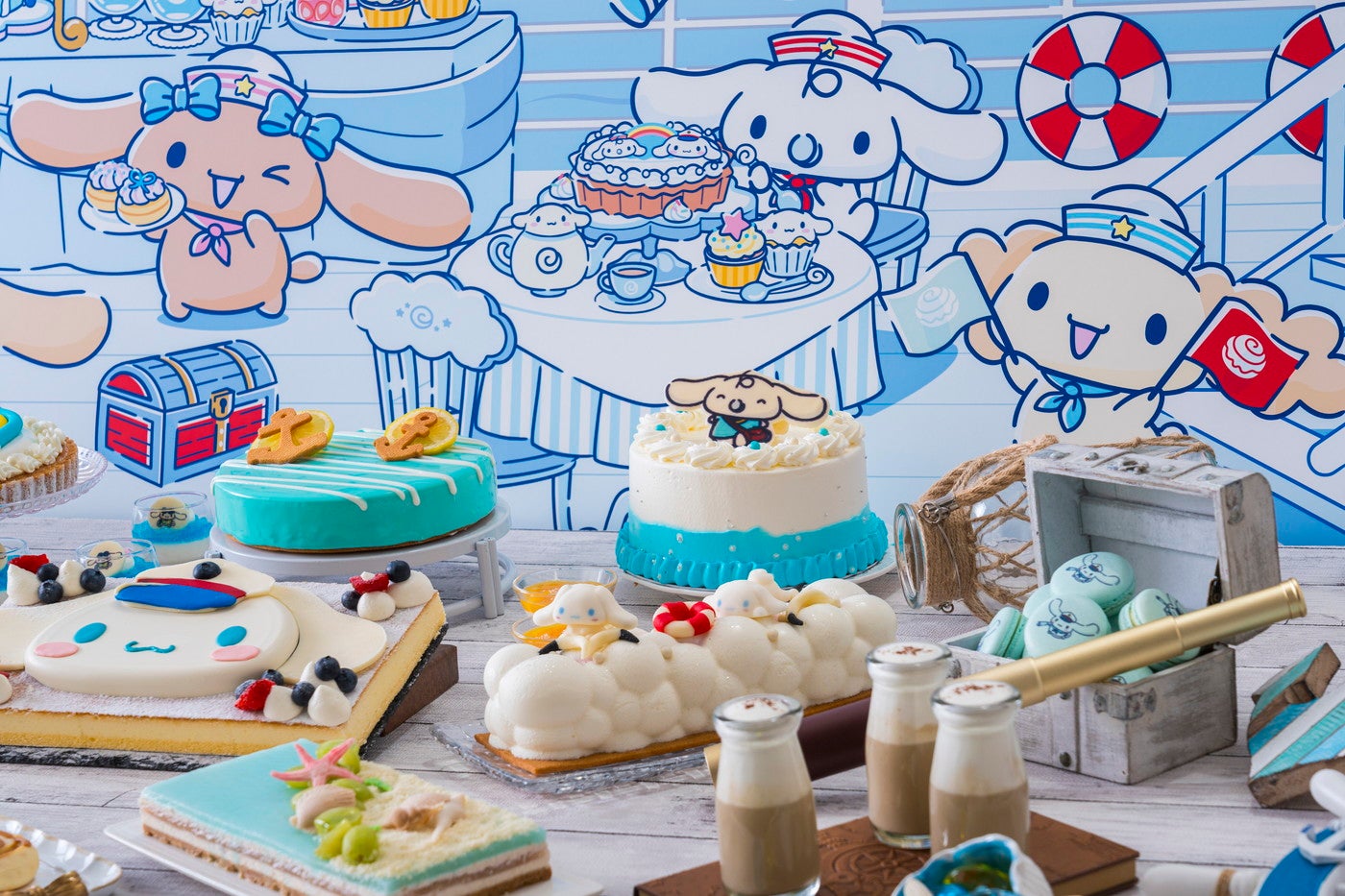 シナモロールのマリンスイーツクルーズ／提供画像