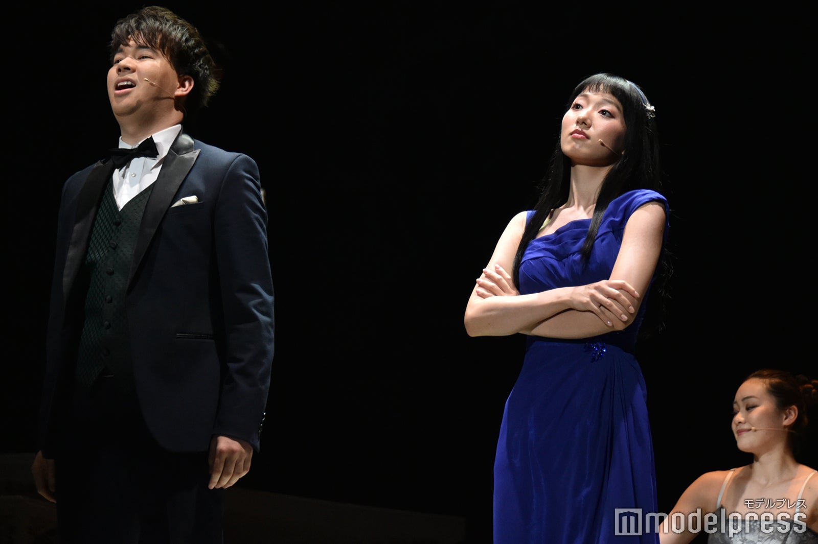 ユーリック武蔵、元榮菜摘／ミュージカル「四月は君の嘘」6日ゲネプロより（C）モデルプレス