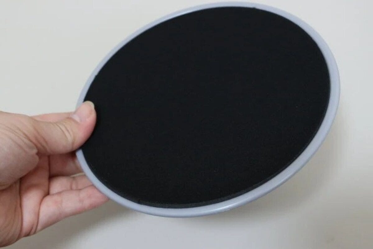 ダイソー　スライドディスク　背面　素材違い