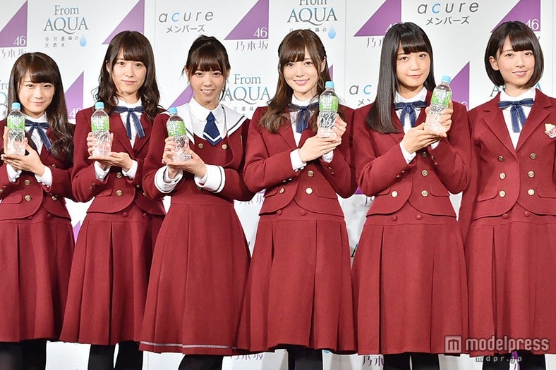 乃木坂46の“妖精”をメンバーが指名（左から：秋元真夏、衛藤美彩、西野七瀬、白石麻衣、深川麻衣、橋本奈々未）【モデルプレス】