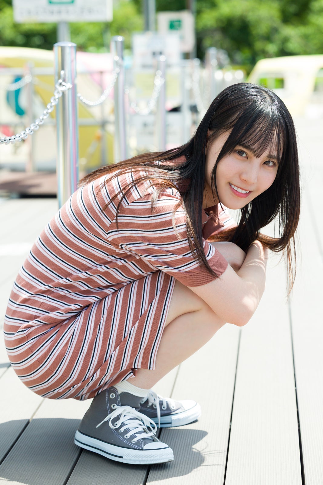 日向坂46 5期生・松尾桜、デートグラビア披露「週刊少年サンデー」初