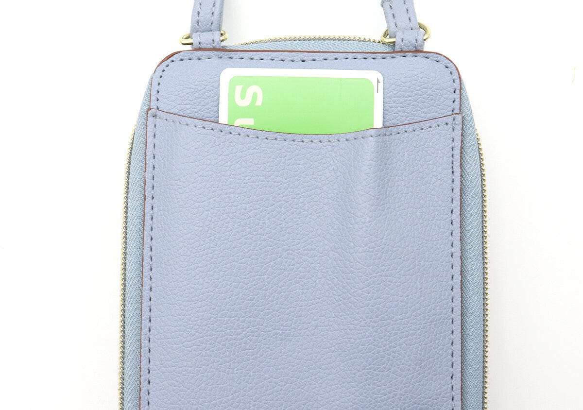 VISフラワーカットスマホショルダー背面ポケット