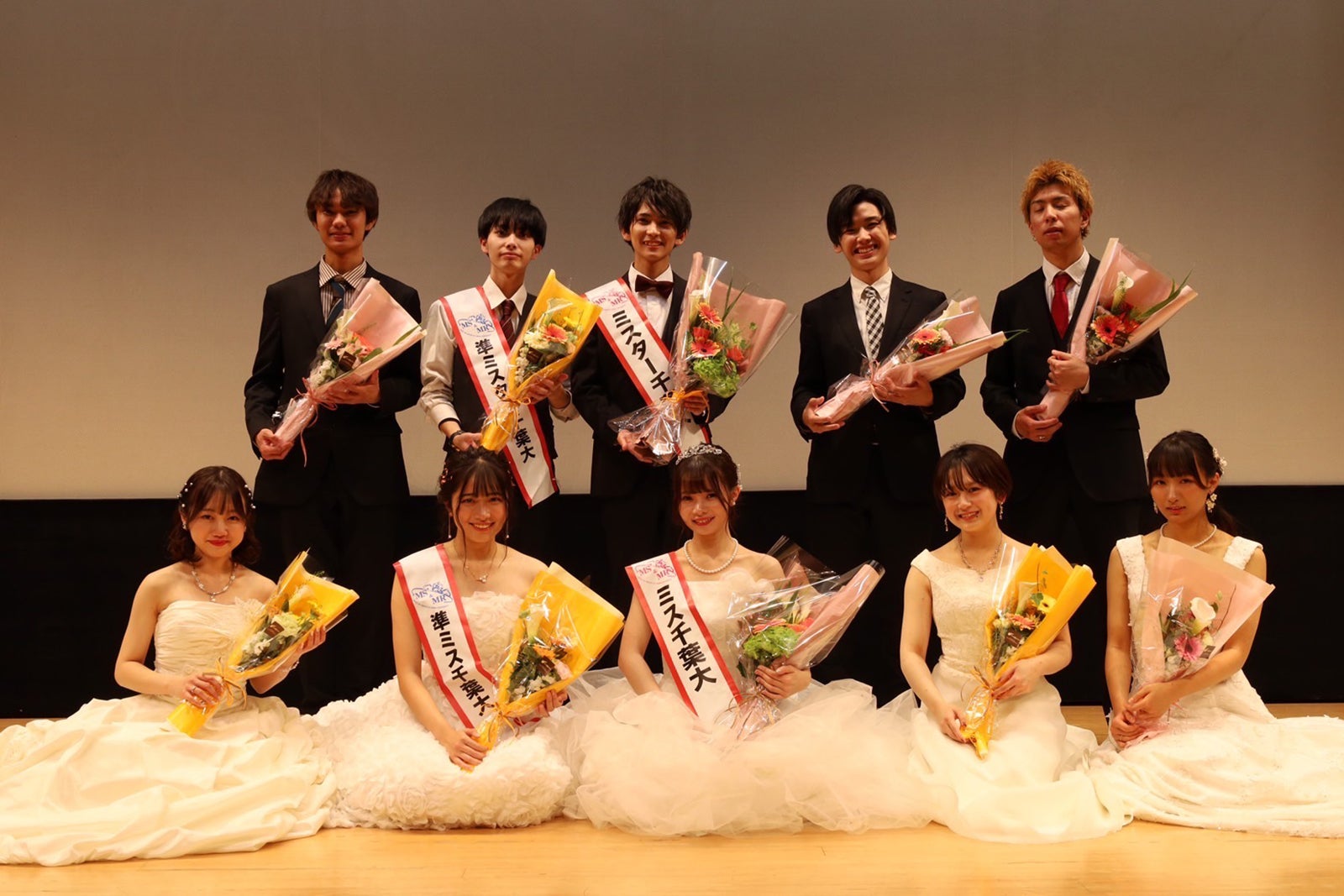 「千葉大 Ms＆Mr Contest 2023」ファイナリスト（提供写真）