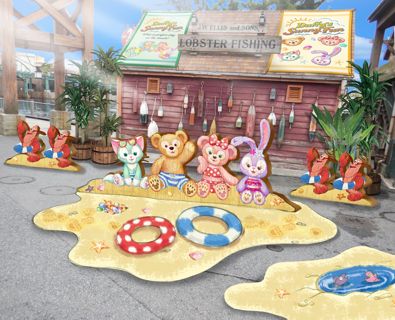 フォトロケーション（「ヴィレッジ・グリーティングプレイス」横）※イメージ（C）Disney