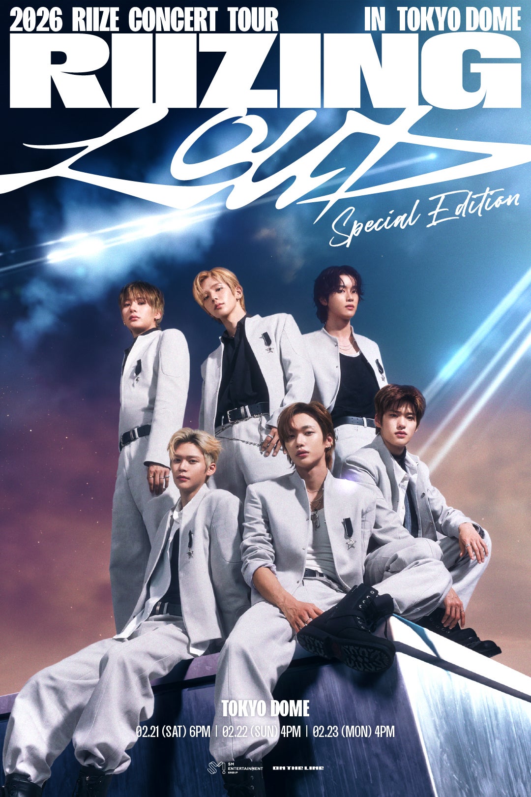「2026 RIIZE CONCERT TOUR [RIIZING LOUD] Special Edition in TOKYO DOME」ポスター（提供写真）