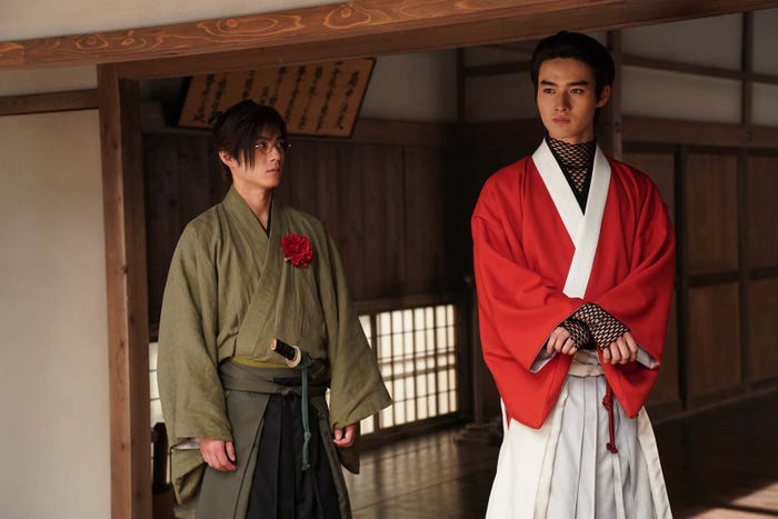 永田崇人、藤岡真威人「君とゆきて咲く~新選組青春録~」第14話より(C)テレビ朝日