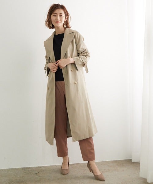 ベージュのトレンチコートに合う冬コーデ選 寒い季節にぴったりの着こなし モデルプレス