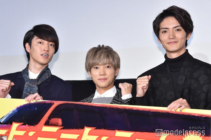 森田美勇人、安井謙太郎、山本涼介 (C)モデルプレス