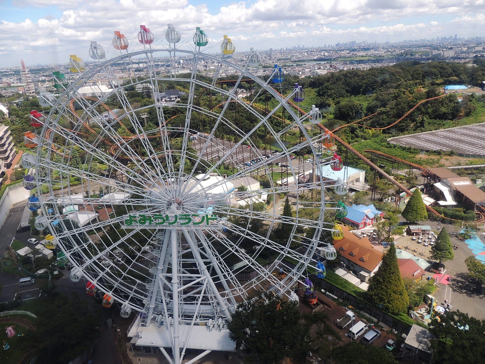 「大観覧車」から「Sky-Go-LAND」を見ると……