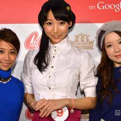 「CanCam」の新世代モデルに選ばれた（左から）櫻井恵里奈さん（24）、大沼ふじさん（23）、タチバナサエリさん（24）