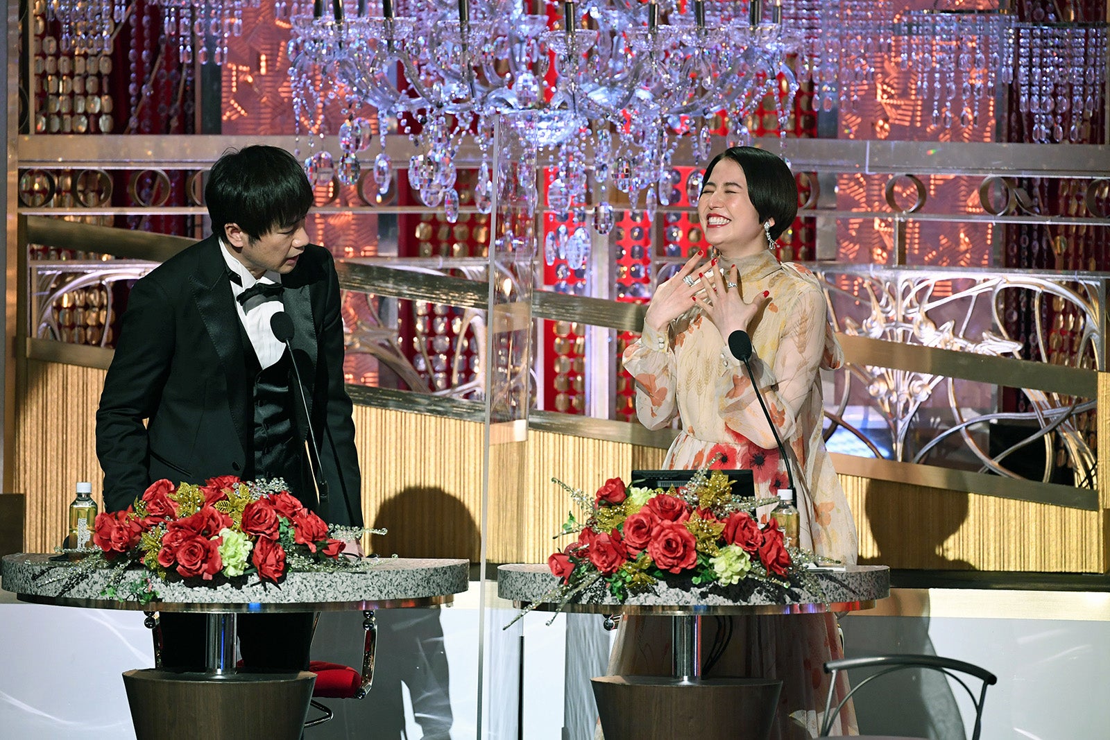 羽鳥慎一、長澤まさみ（C）東京写真記者協会