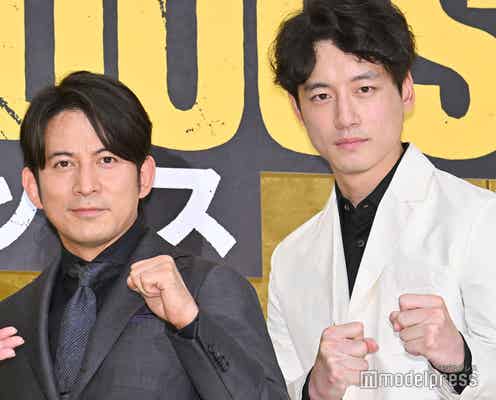 岡田准一&坂口健太郎、役設定では相性98%も実際は「全然合わない」<ヘルドッグス>