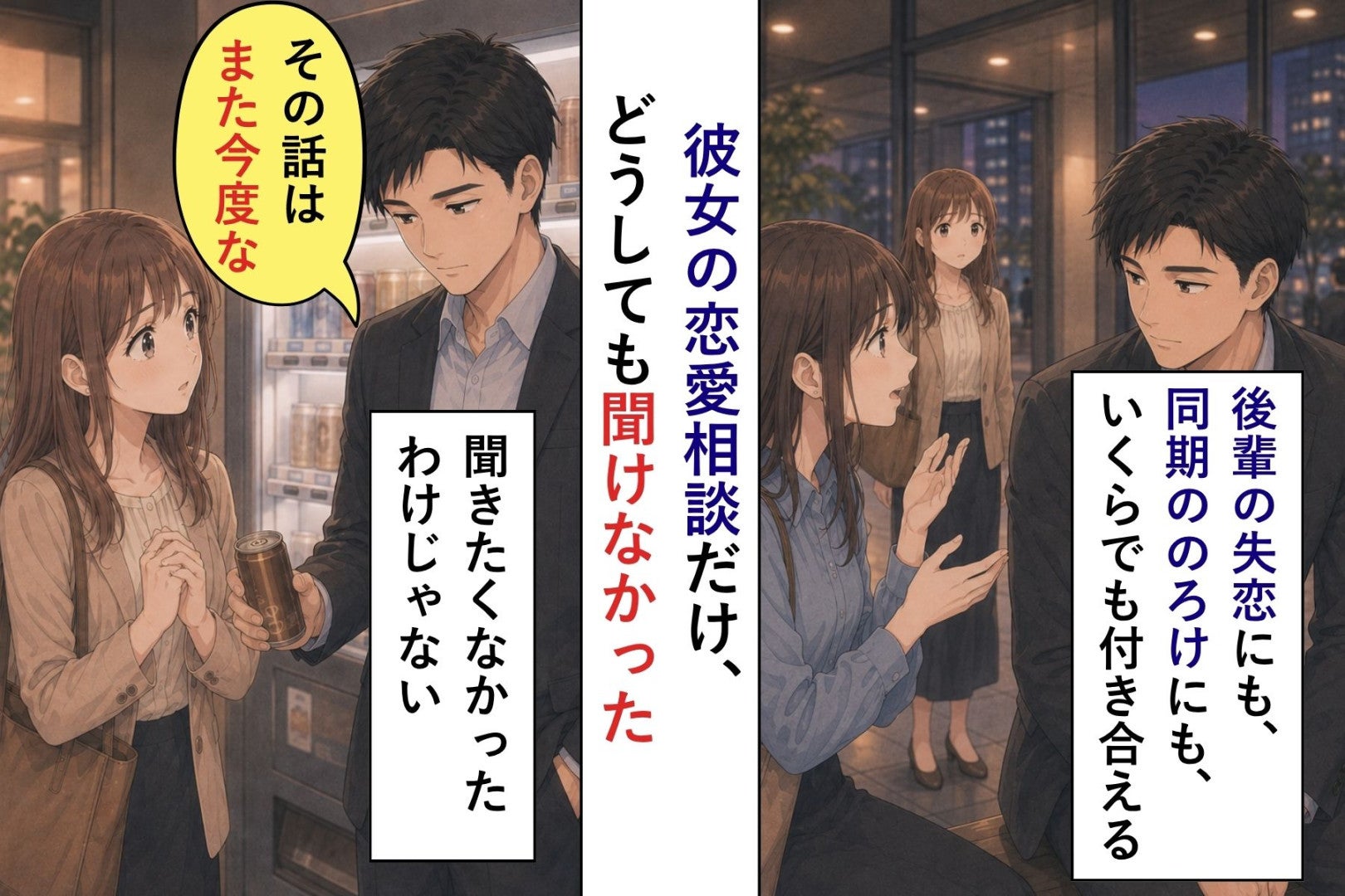 「その話はまた今度な」と遮り続けた俺が→彼女の恋愛相談だけ、どうしても聞けなかった理由