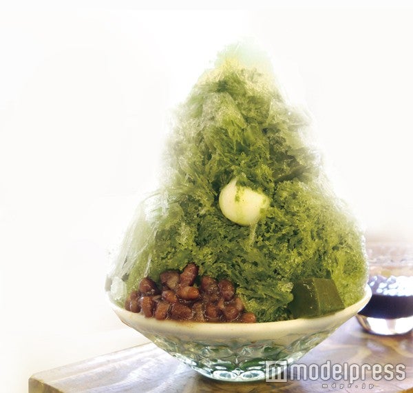 「純氷かき氷（抹茶白玉あずき）」￥1，000（税抜）／画像提供：クリエイト・レストランツ