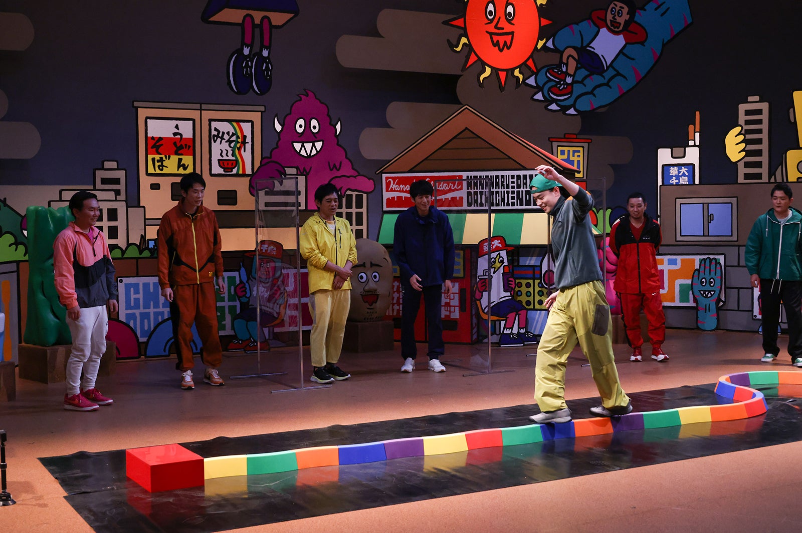 山内健司、濱家隆一、博多華丸、博多大吉、菅田将暉、大悟、ノブ （C）カンテレ・フジテレビ