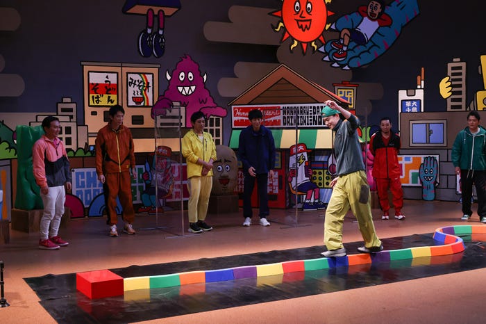 山内健司、濱家隆一、博多華丸、博多大吉、菅田将暉、大悟、ノブ (C)カンテレ・フジテレビ