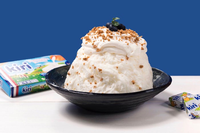 アイスモンスター×kiriクリームチーズかき氷が大阪初登場/画像提供:TRANSIT GENERAL OFFICE