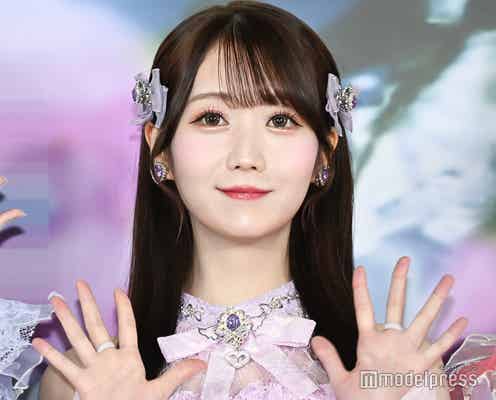 =LOVE大谷映美里、オフショルで美デコルテ披露 “もぐもぐショット”に「可愛い」「はなみり尊い」と絶賛の声