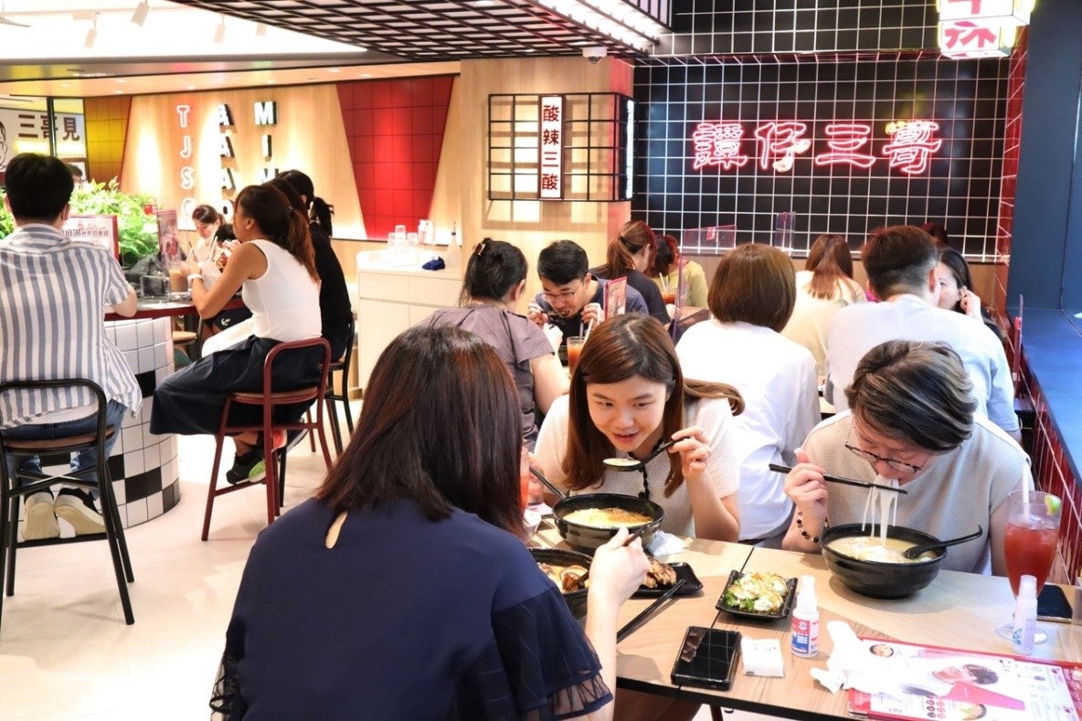 譚仔三哥米線 Wellington Street店 店内／画像提供：トリドールホールディングス