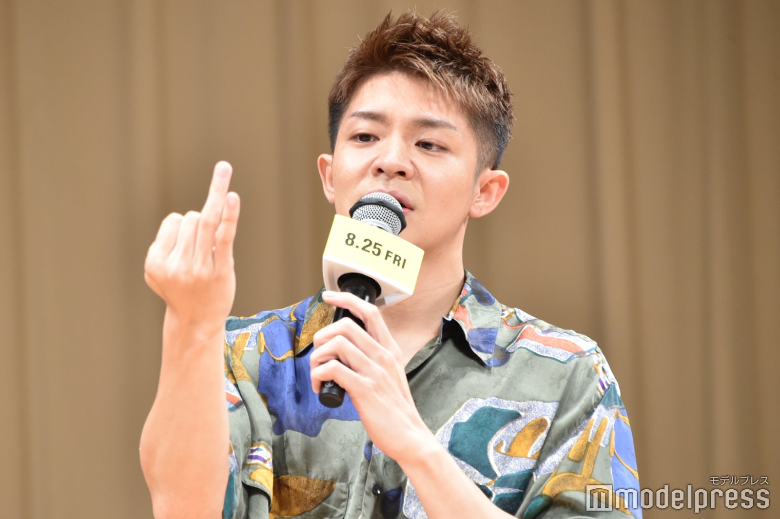 四字熟語はモテるという岸優太（C）モデルプレス