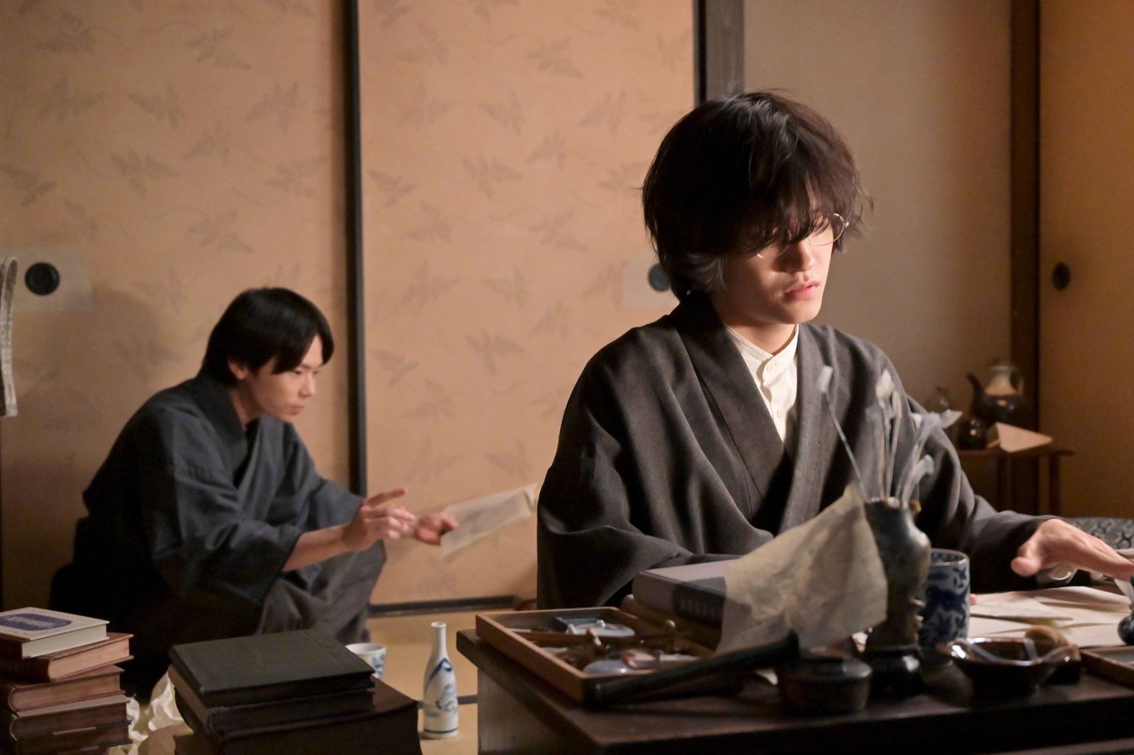 林裕太、佐野晶哉「風、薫る」第33話（C）NHK