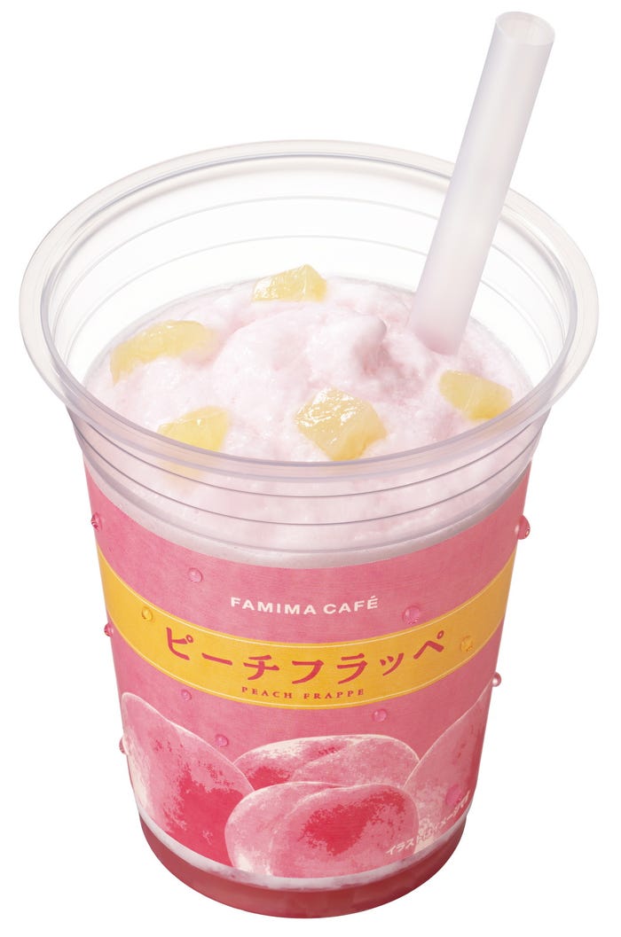 ピーチフラッペ(提供画像)