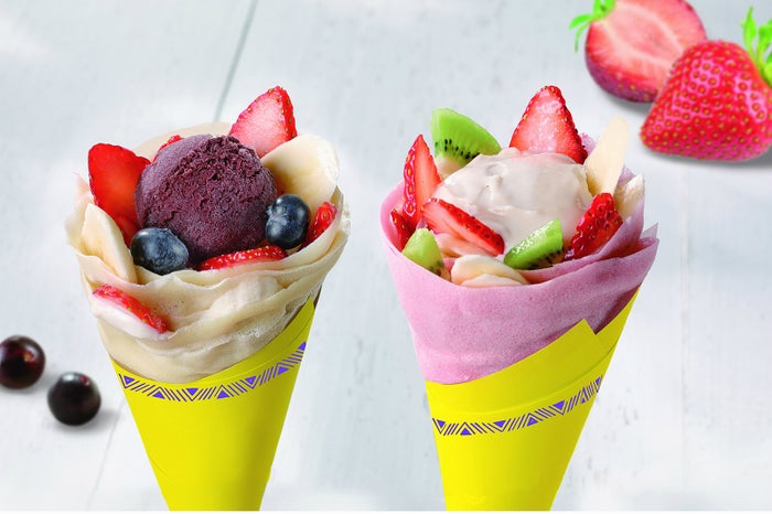 ＜台湾限定＞ヴィーガンクレープNT$170～／画像提供：フルッタフルッタ