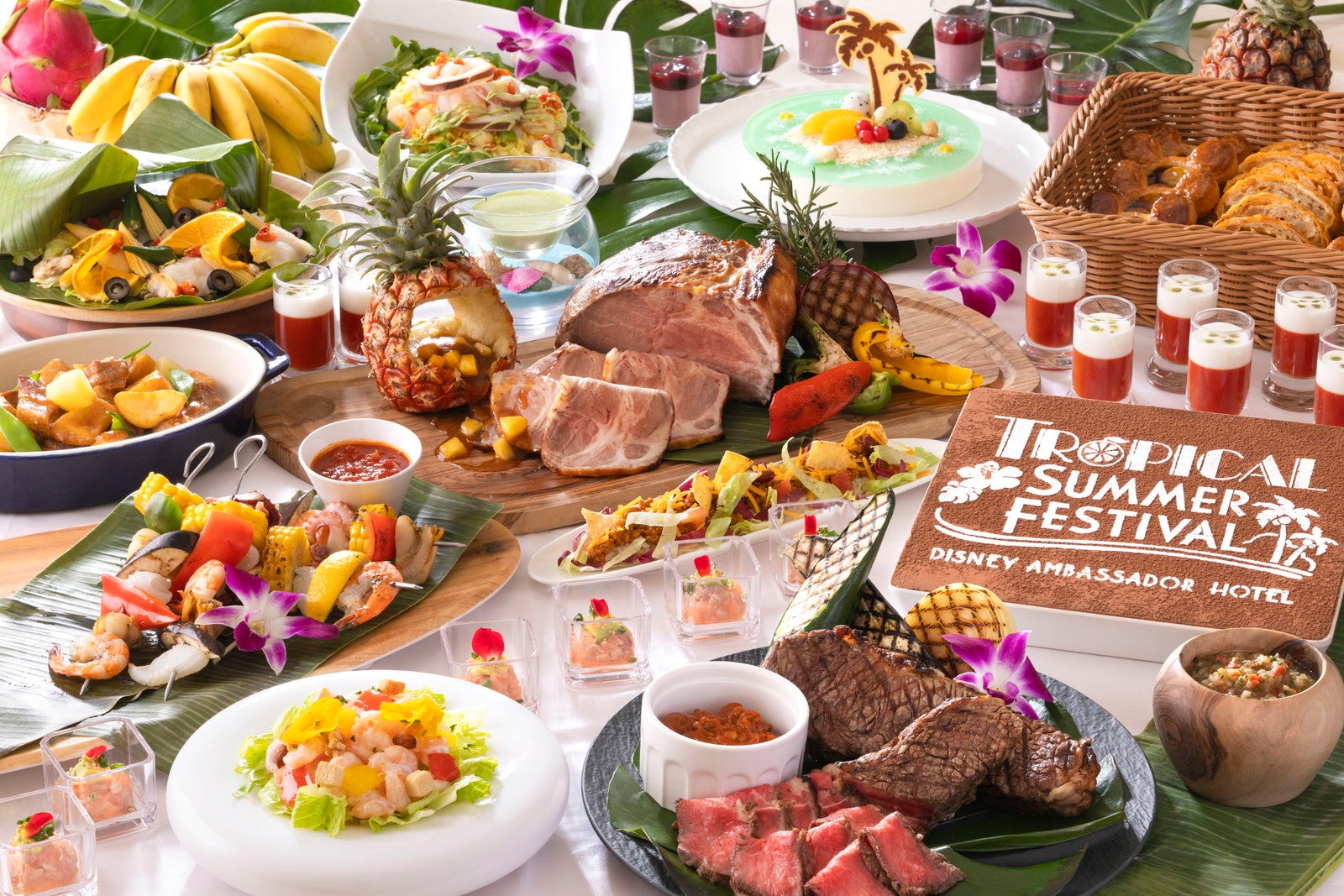 シェフ・ミッキー（ブッフェ）ハワイアンスタイル・ブッフェ（ランチ/ディナー）（C）Disney