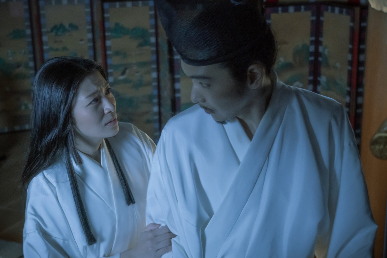 瀧内公美、柄本佑「光る君へ」第31話（C）NHK